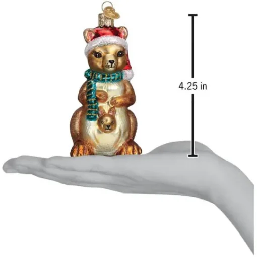 Outlet Christmas Kangaroo Ornament - Animals