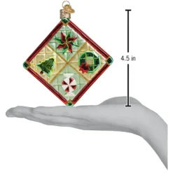 New Old World Christmas Christmas Quilt Ornament -