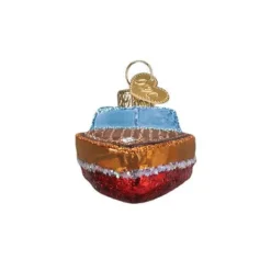 Hot Old World Christmas Classic Wooden Boat -