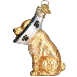 Fashion Old World Christmas Cone Of Shame Dog Ornament -