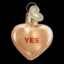 Sale Old World Christmas Conversation Heart Ornament -