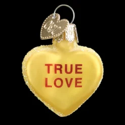 Sale Old World Christmas Conversation Heart Ornament -