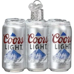 New Old World Christmas Coors Light Six Pack Ornament -