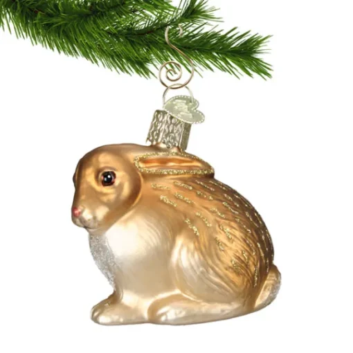 Fashion Cottontail Bunny Ornament - Animals