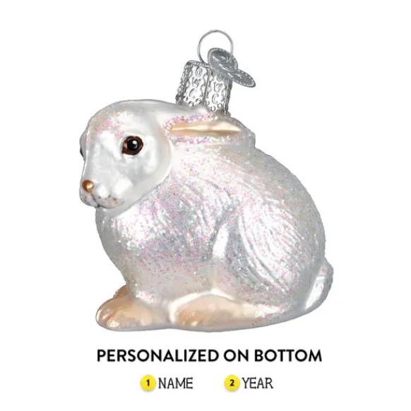 Online Cottontail Bunny Ornament - White - Animals