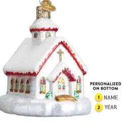 Store Country Church Ornament - Angels & Religious
