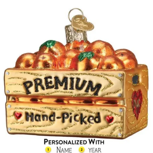 Sale Old World Christmas Crate Of Oranges Ornament -
