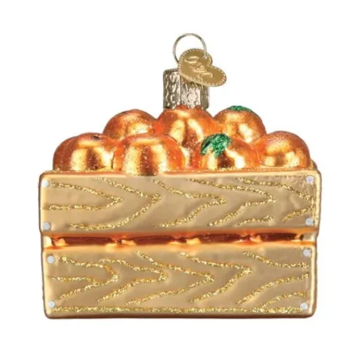 Sale Old World Christmas Crate Of Oranges Ornament -