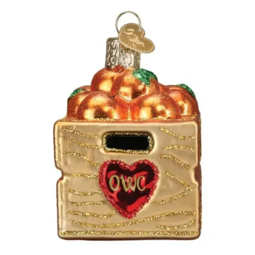Sale Old World Christmas Crate Of Oranges Ornament -