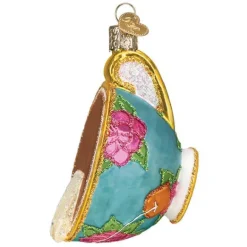 Outlet Old World Christmas Cup Of Tea Ornament -