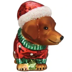 Outlet Old World Christmas Dashing Dachshund Ornament -