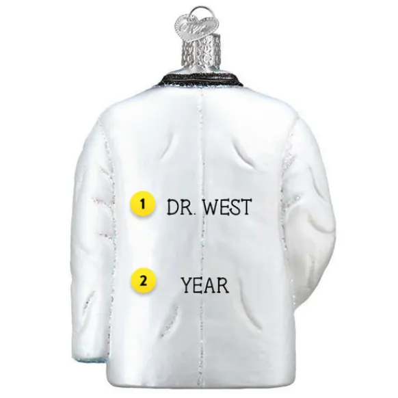 Cheap Old World Christmas Doctor's Coat Ornament -