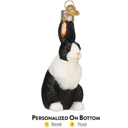 New Dutch Rabbit Ornament - Horse & Farm