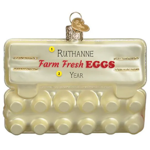 Best Egg Carton Ornament - Horse & Farm