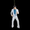 Fashion Elvis Presley® Blue & White Jumpsuit Ornament Licensed Characters