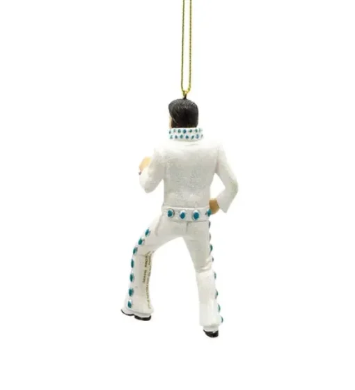 Fashion Elvis Presley® Blue & White Jumpsuit Ornament Licensed Characters