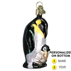 Sale Emperor Penguin With Chick Ornament - Animals