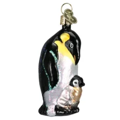 Clearance Emperor Penguin With Chick Ornament - Fish & Reptile