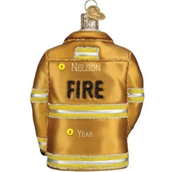 Store Old World Christmas Firefighter's Coat Ornament -
