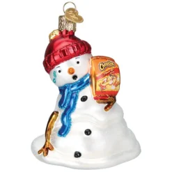 Best Sale Old World Christmas Flamin' Hot Cheetos Snowman Ornament -