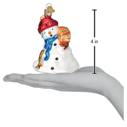 New Old World Christmas Flamin' Hot Cheetos Snowman Ornament -