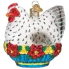 Sale French Hen Ornament - Horse & Farm