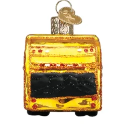 New Old World Christmas Garbage Truck Ornament -