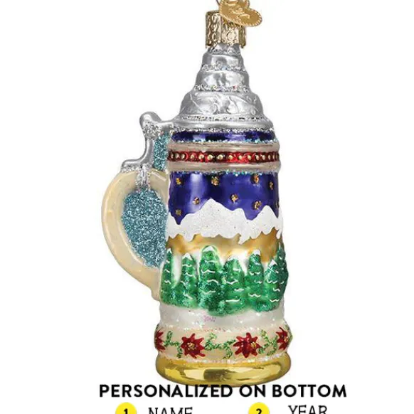 Outlet Old World Christmas German Stein Ornament -