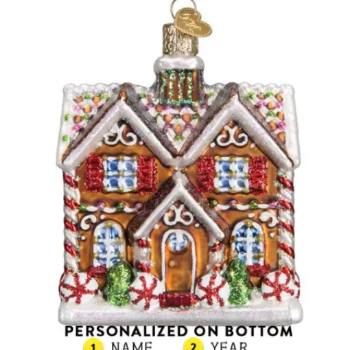 Sale Gingerbread Christmastime Cottage Ornament - Home & Housewarming