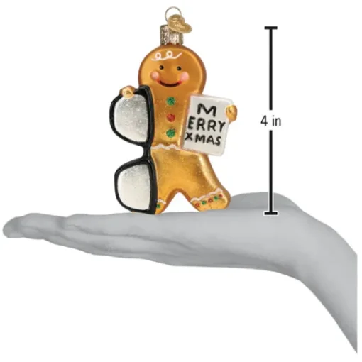 Online Old World Christmas Gingerbread Optometrist Ornament -