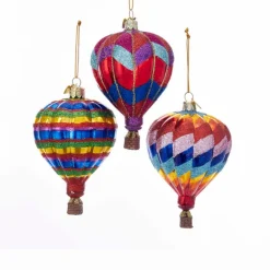 Shop Kurt Adler Glass Hot Air Balloon Ornament