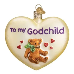 Cheap Godchild Heart Ornament - Angels & Religious