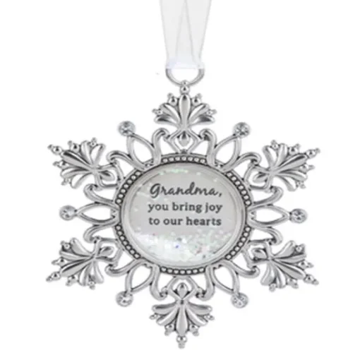 Clearance Grandma Snowflake Ornament Family Members