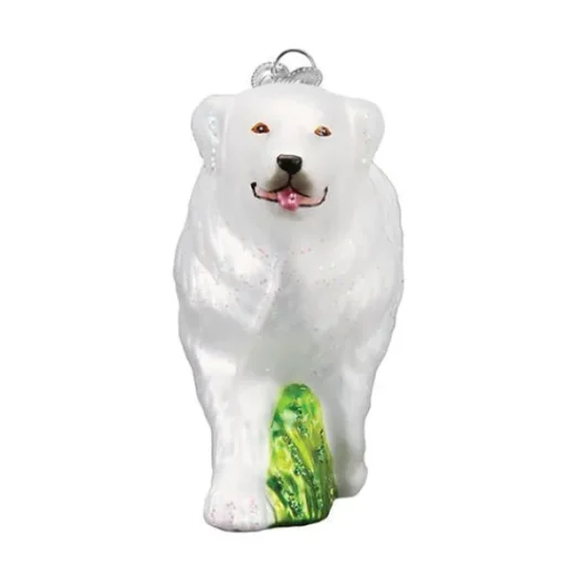 Discount Old World Christmas Great Pyrenees Dog Ornament -