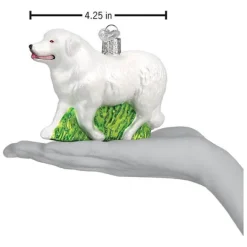 Discount Old World Christmas Great Pyrenees Dog Ornament -