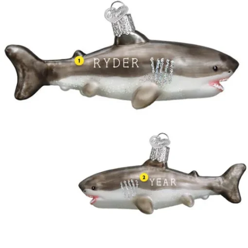Discount Great White Shark Ornament - Fish & Reptile