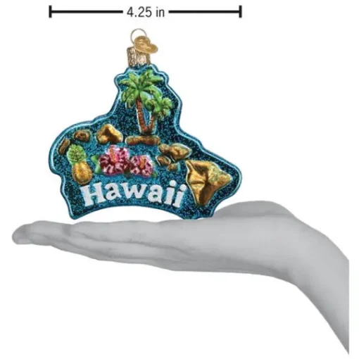 Discount Old World Christmas Hawaiian Islands Ornament -