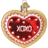 Fashion Old World Christmas Heart Cookie Ornament -