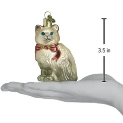 Fashion Old World Christmas Himalayan Kitty Ornament -