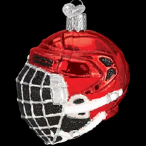 Hot Old World Christmas Hockey Helmet Ornament -