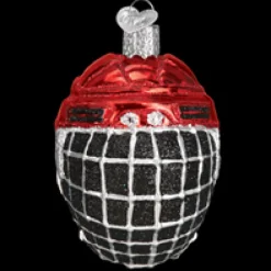 Hot Old World Christmas Hockey Helmet Ornament -