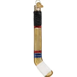 Best Old World Christmas Hockey Stick Ornament -
