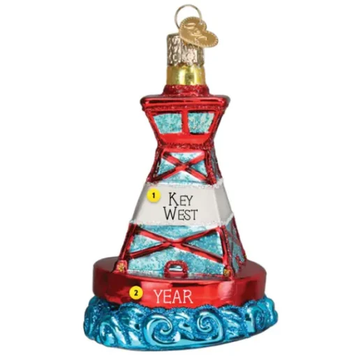 Hot Old World Christmas Holiday Buoy Ornament -