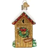 Best Old World Christmas Holiday Outhouse Ornament -
