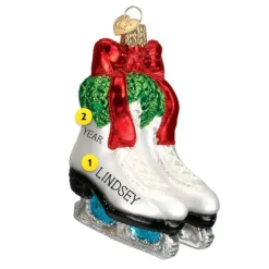 Outlet Old World Christmas Holiday Skates Ornament -