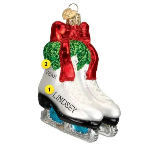 Outlet Old World Christmas Holiday Skates Ornament -