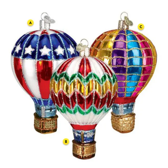 Online Old World Christmas Hot Air Balloon Ornament -