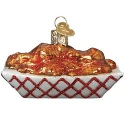Outlet Old World Christmas Hot Wings With Dip Ornament -