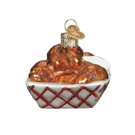 Outlet Old World Christmas Hot Wings With Dip Ornament -
