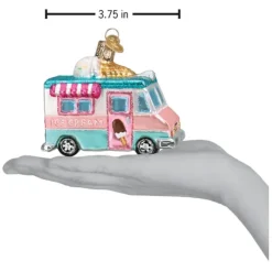 Outlet Old World Christmas Ice Cream Truck Ornament -
